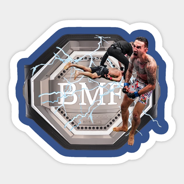 Max "BMF" Holloway Sticker by The Store Name is Available